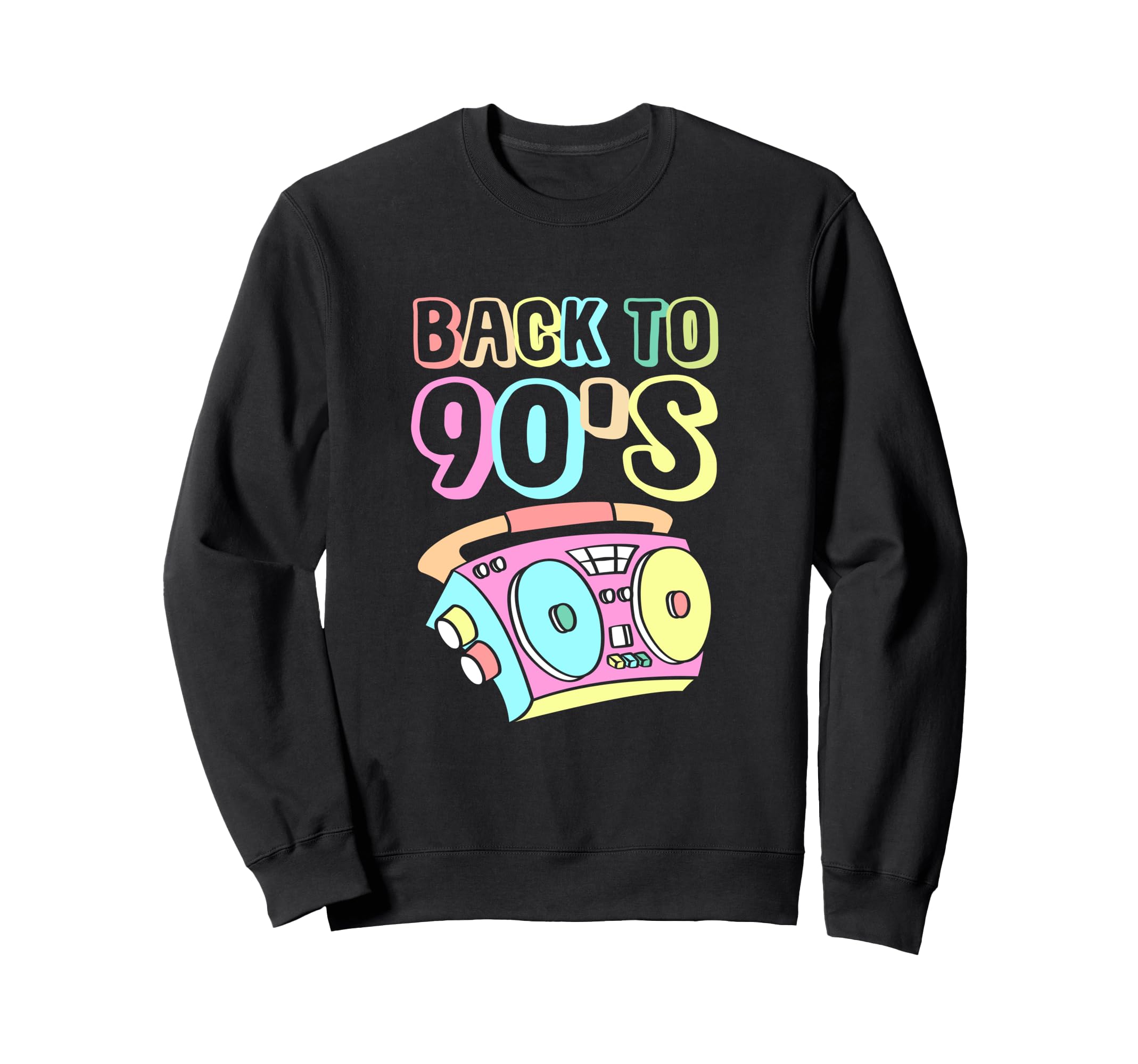 90S Cassette Tape Player Back To 90S Sweatshirt - Novelty Apparel Unisex - T-Shirt, Sweatshirt, Hoodie