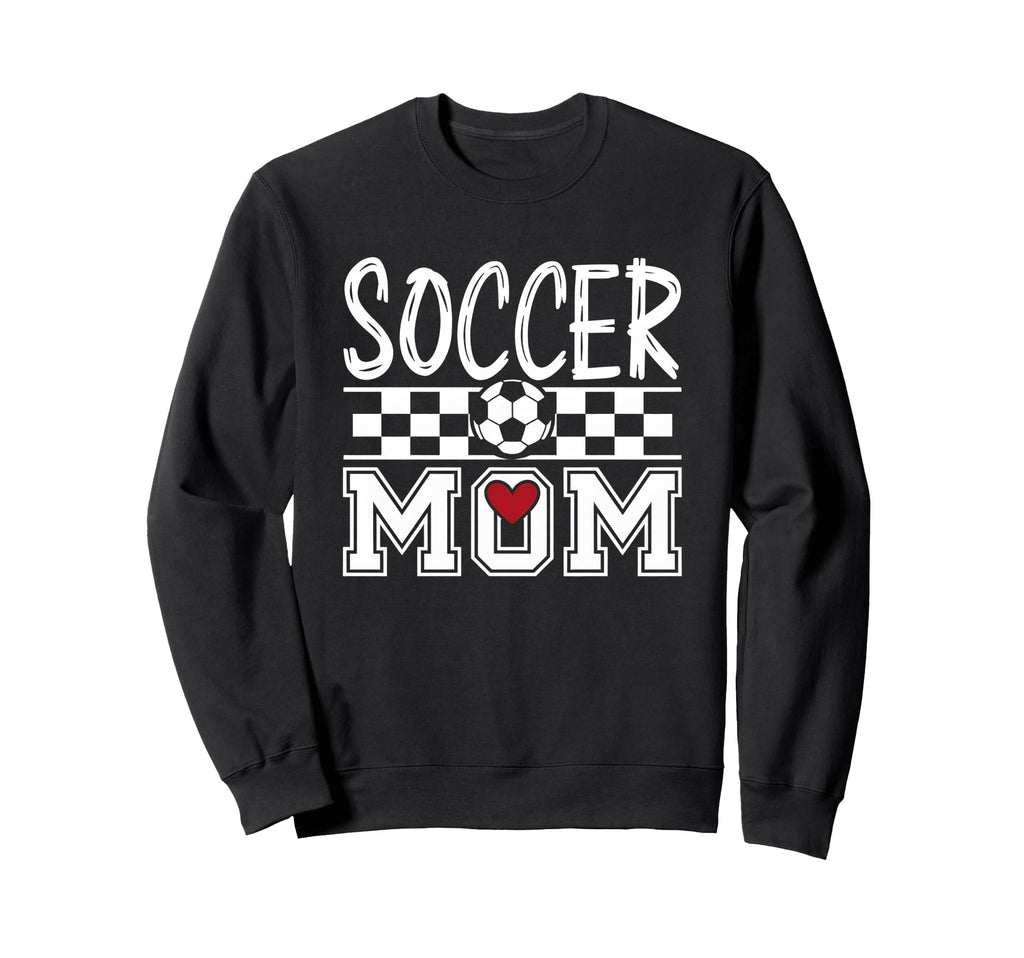 Groovy Soccer Mom Mother Soccer Sweatshirt - Custom Art Print for Adults - T-Shirt, Sweatshirt, Hoodie