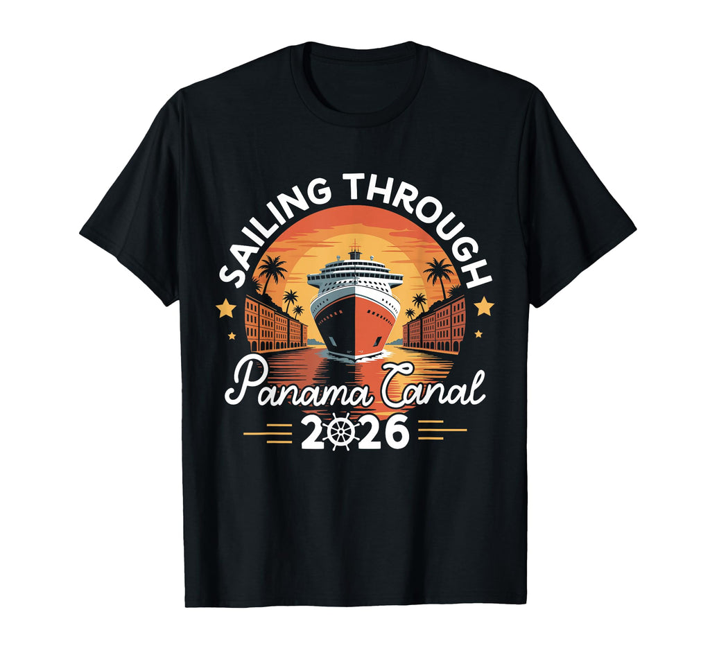 Panama Canal 2026 Panama Waterway T-Shirt - Minimalist Print for Adults - T-Shirt, Sweatshirt, Hoodie