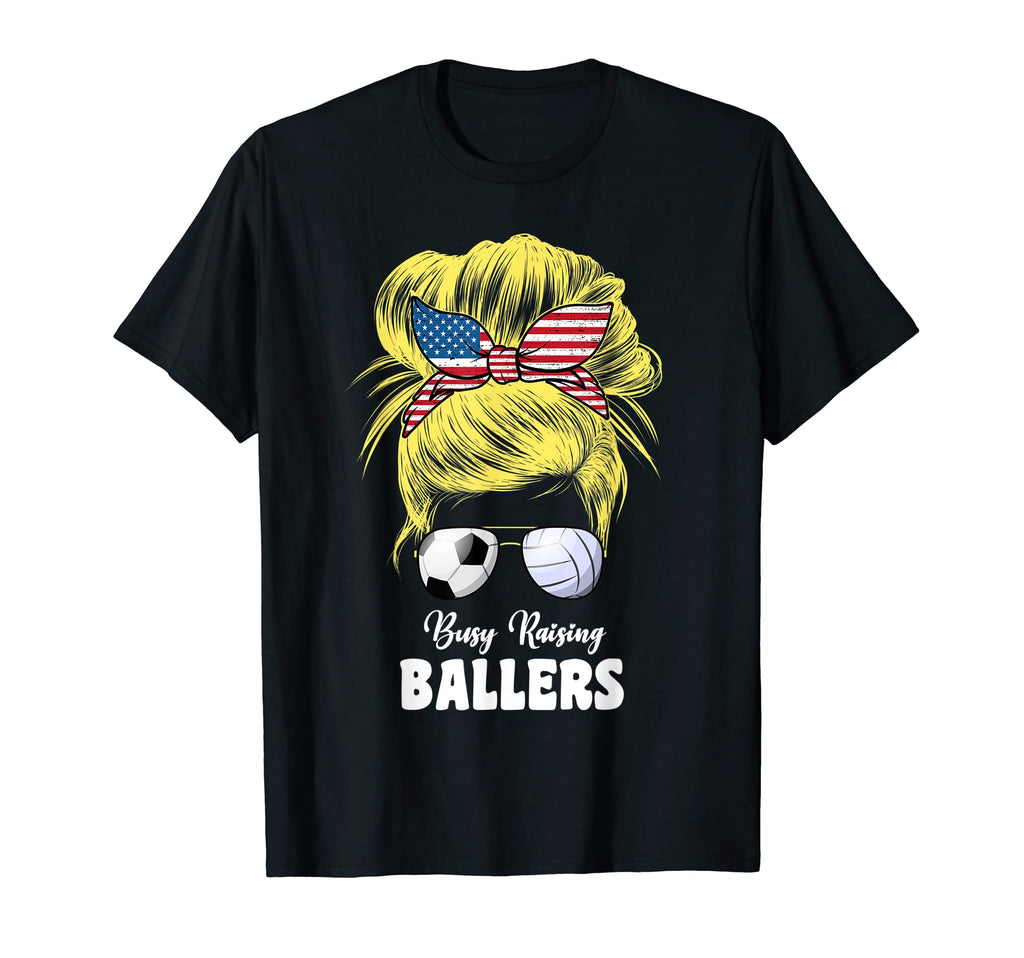 Busy Raising Ballers Volleyball And T-Shirt - Streetwear Style for Adults - T-Shirt, Sweatshirt, Hoodie
