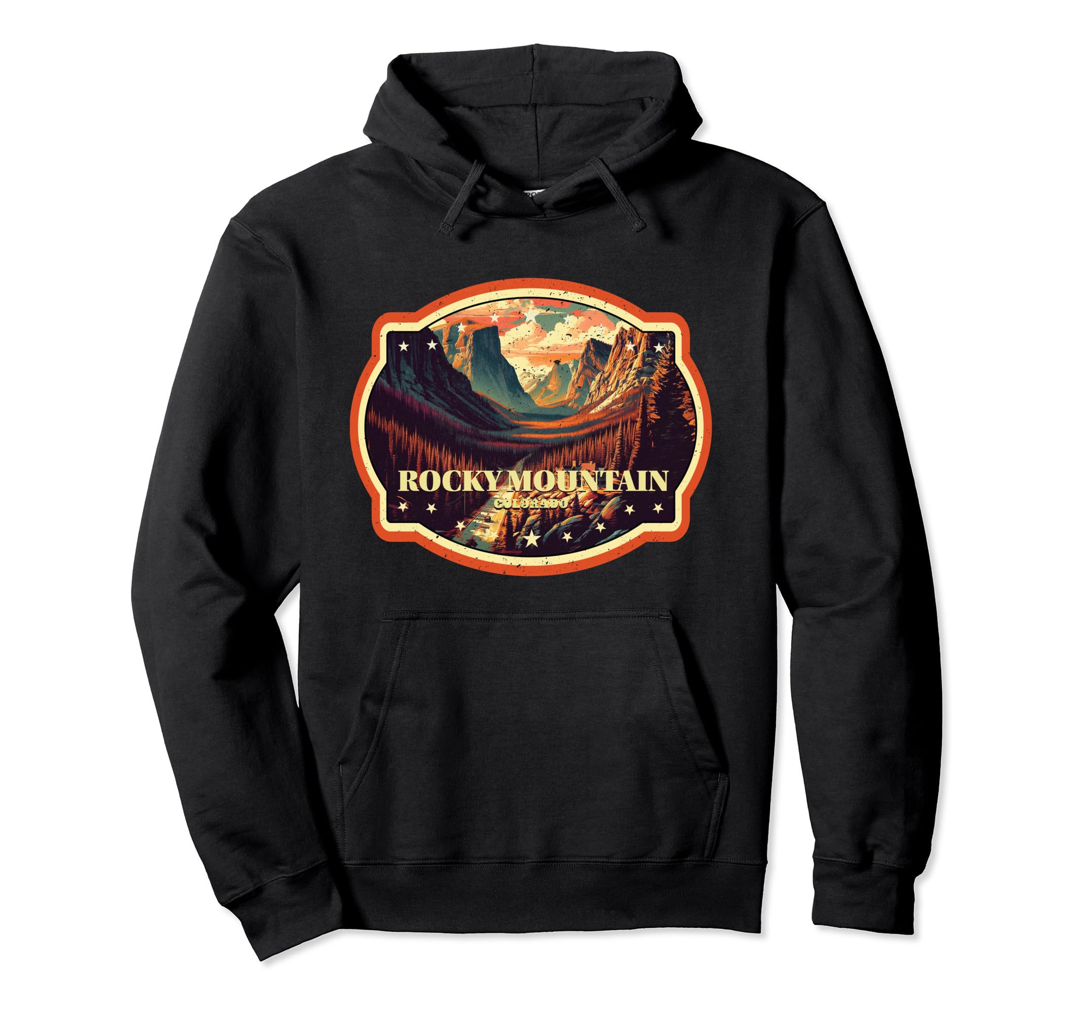 Rocky Mountain National Park Forest Hoodie - Casual Everyday Wear Men Women - T-Shirt, Sweatshirt, Hoodie