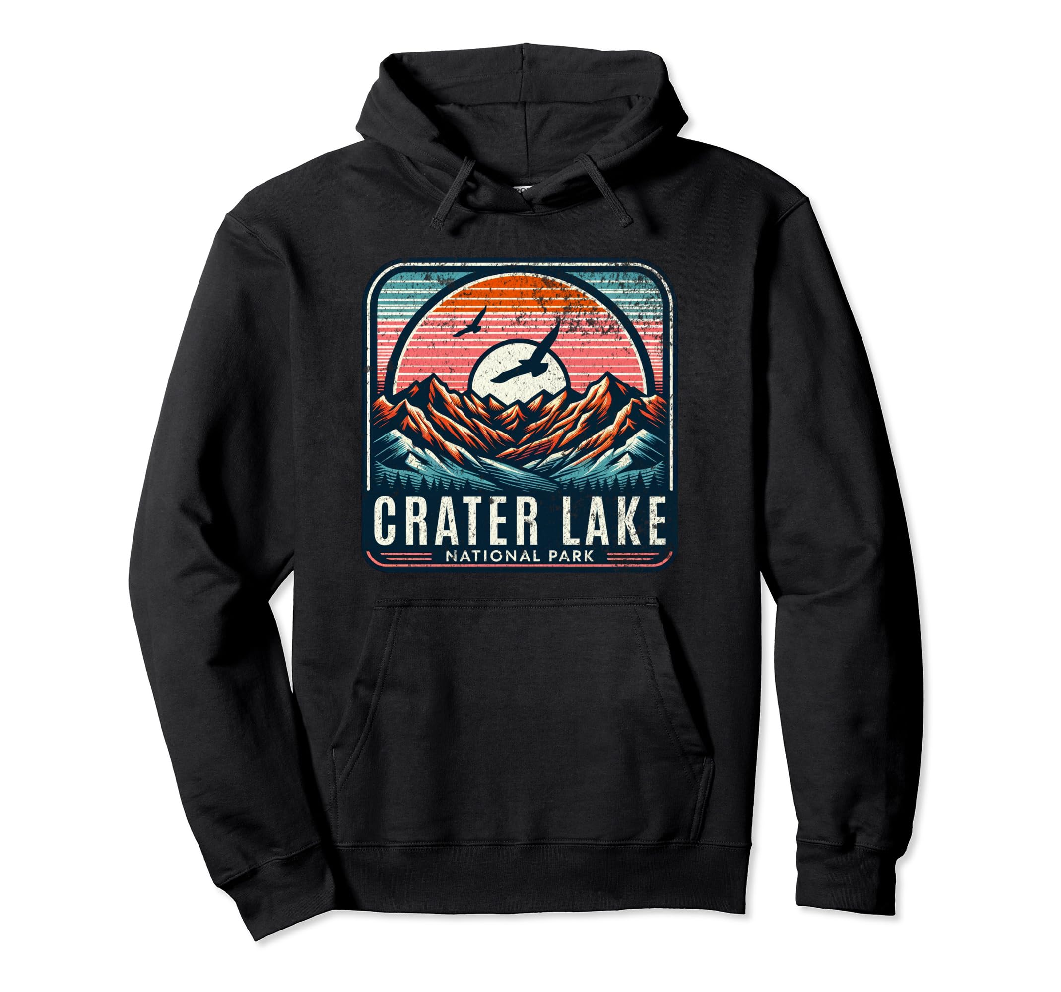 Crater Lake National Park Oregon Usa Sweatshirt - Custom Art Print Unisex - T-Shirt, Sweatshirt, Hoodie