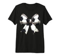 Coquette Bow Soccer Ball Pattern T-Shirt - Casual Everyday Wear Unisex - T-Shirt, Sweatshirt, Hoodie