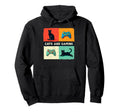 Games Gamer Cats And Gaming Cat Video Hoodie - Minimalist Print Unisex - T-Shirt, Sweatshirt, Hoodie