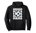 Soccer Mom Football Mama Soccer Season Hoodie - Minimalist Print Men Women - T-Shirt, Sweatshirt, Hoodie