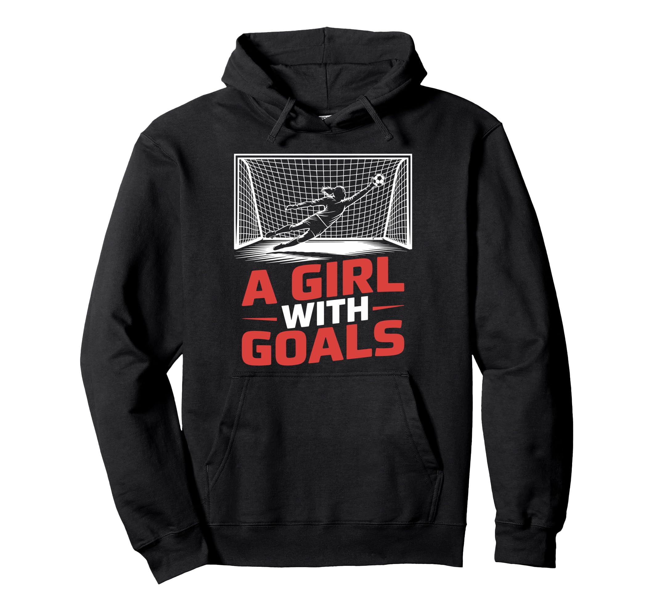 Goal Keeper Designs Soccer Lover Hoodie - Custom Art Print Men Women - T-Shirt, Sweatshirt, Hoodie