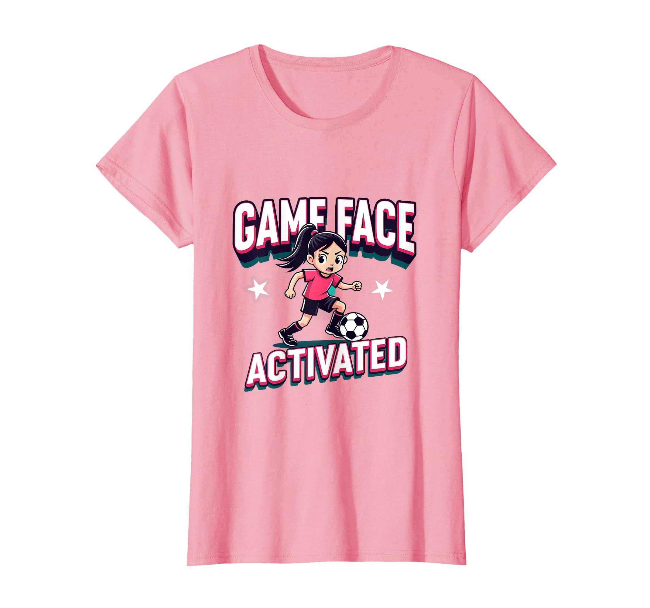 Game Face Activated Soccer T-Shirt - Unique Graphic for Adults - T-Shirt, Sweatshirt, Hoodie