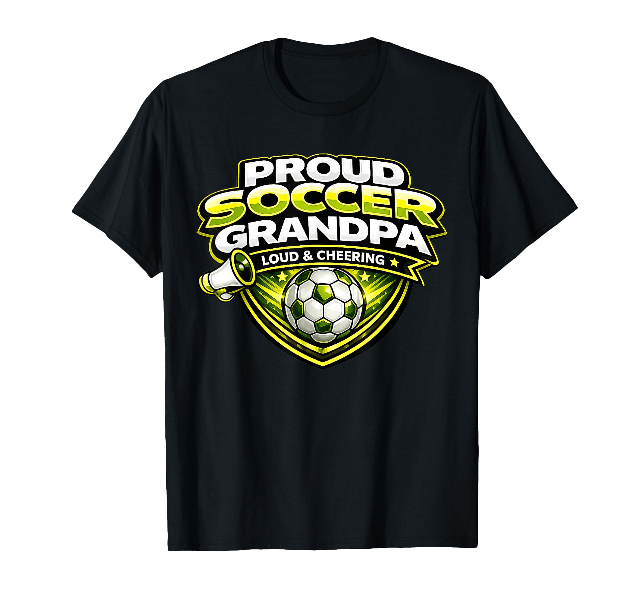 Soccer Grandpa Funny Proud Loud T-Shirt - Minimalist Print Men Women - T-Shirt, Sweatshirt, Hoodie