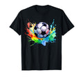 Football Watercolor Soccer Ball T-Shirt - Streetwear Style for Adults - T-Shirt, Sweatshirt, Hoodie