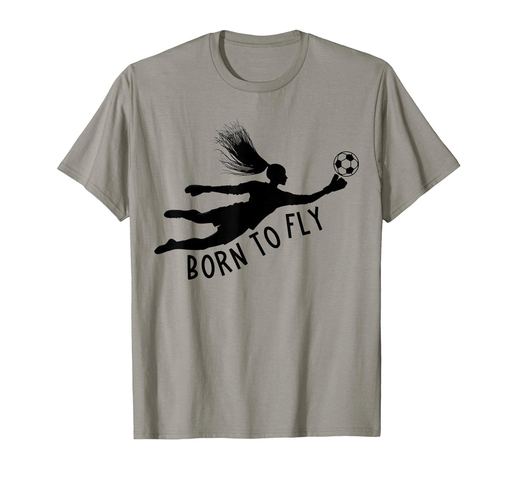 Born To Fly Soccer Goalkeeper Funny T-Shirt - Graphic Print for Adults - T-Shirt, Sweatshirt, Hoodie