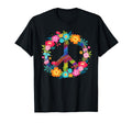 Peace Love Hippie 60S 70S T-Shirt - Minimalist Print Men Women - T-Shirt, Sweatshirt, Hoodie