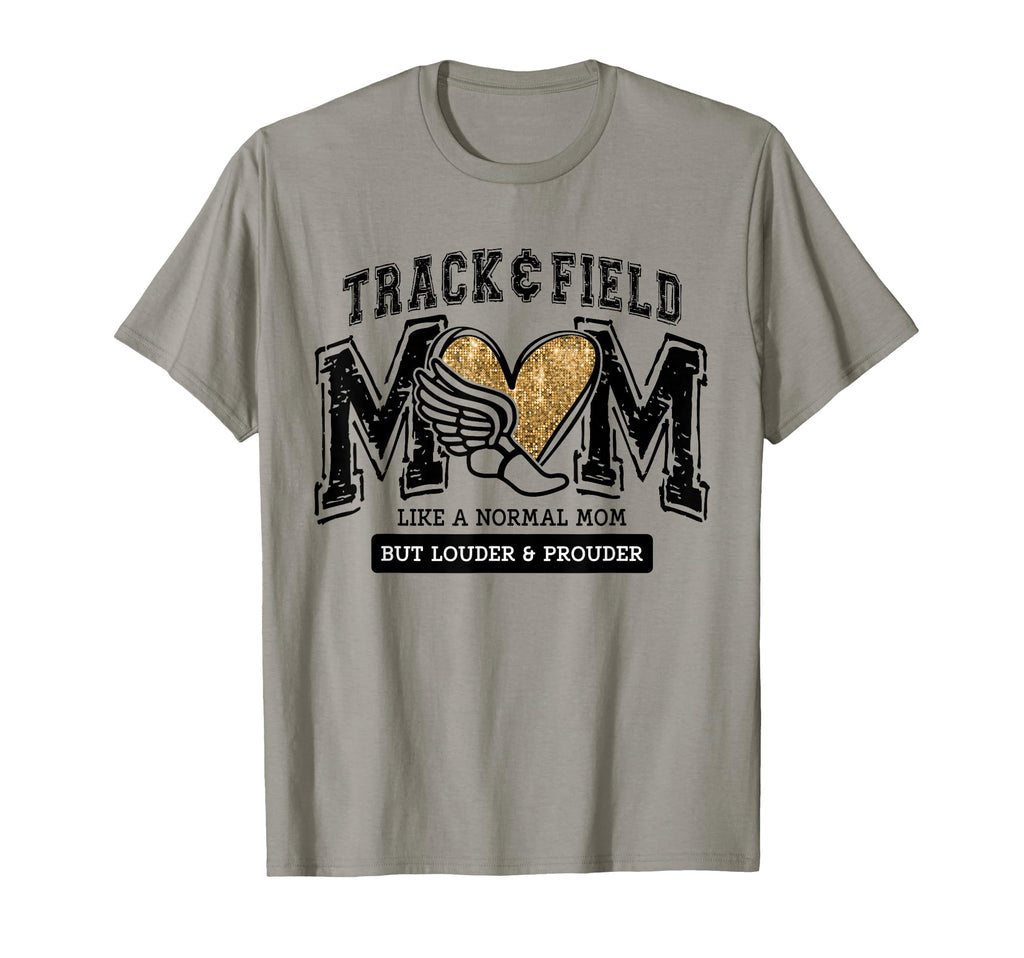 Loud Proud Track Mom Runner Track And T-Shirt - Minimalist Print Men Women - T-Shirt, Sweatshirt, Hoodie