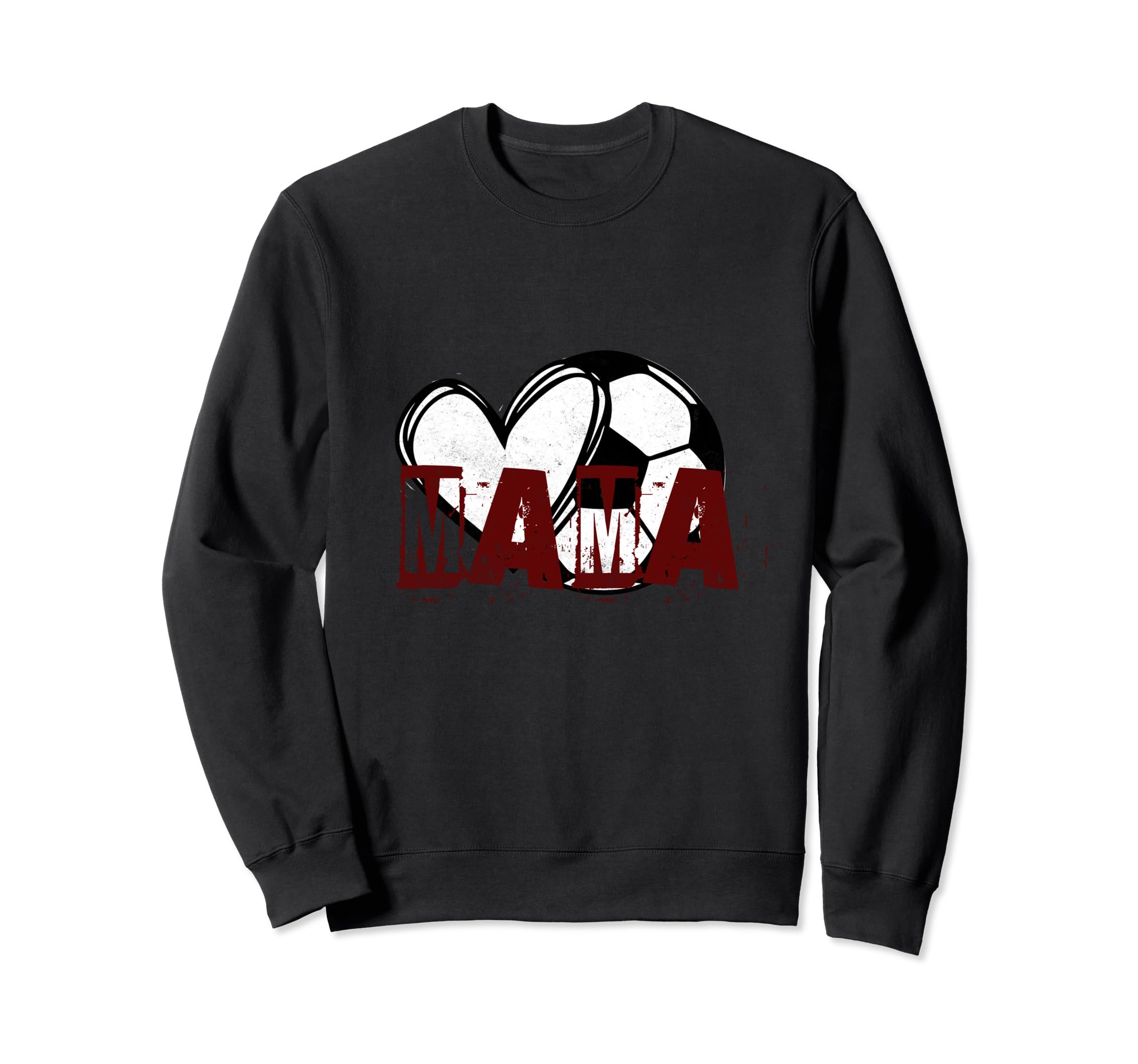 Love Heart Soccer Mama Football Sweatshirt - Streetwear Style for Adults - T-Shirt, Sweatshirt, Hoodie