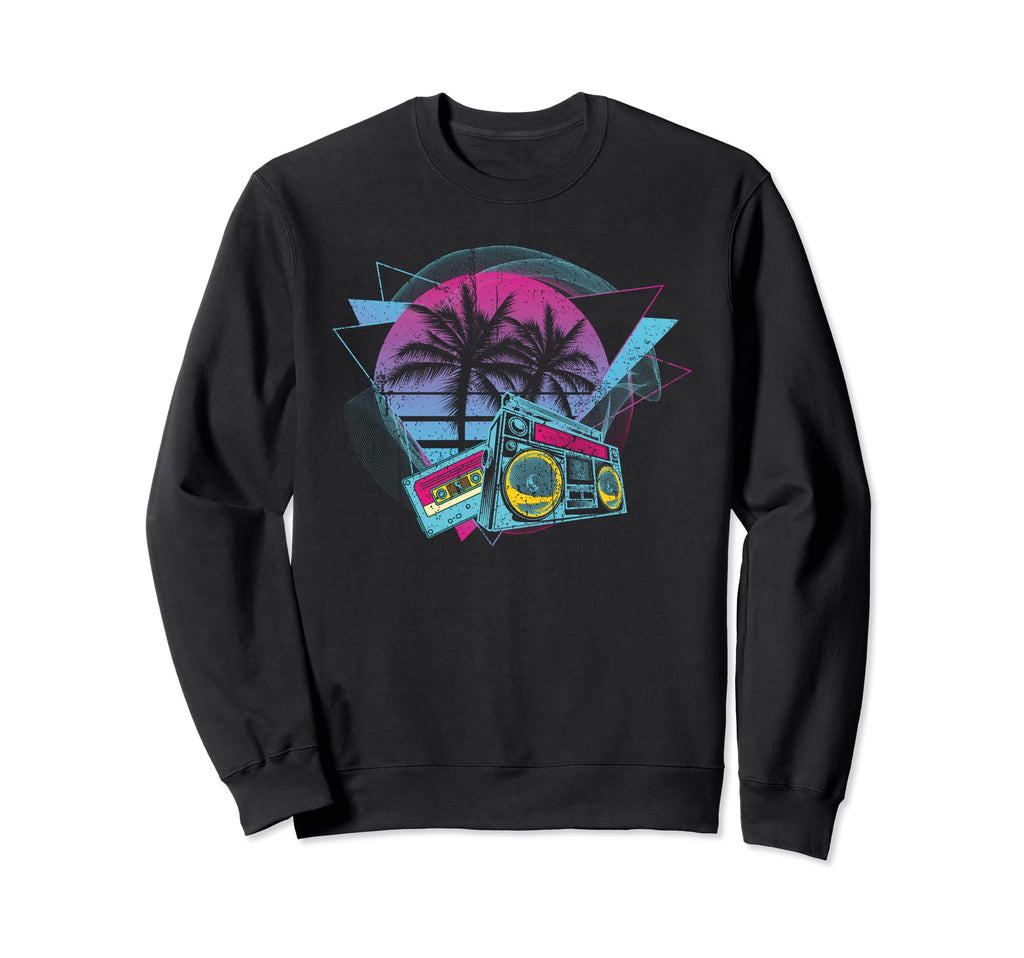 80S Art Vaporwave Aesthetic Tape Sweatshirt - Unique Graphic Men Women - T-Shirt, Sweatshirt, Hoodie