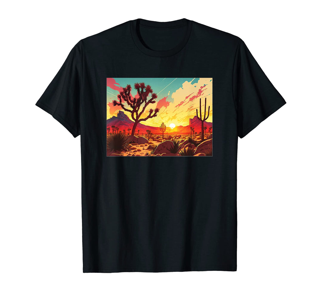 Joshua Tree National Park Desert Trip T-Shirt - Custom Art Print Men Women - T-Shirt, Sweatshirt, Hoodie