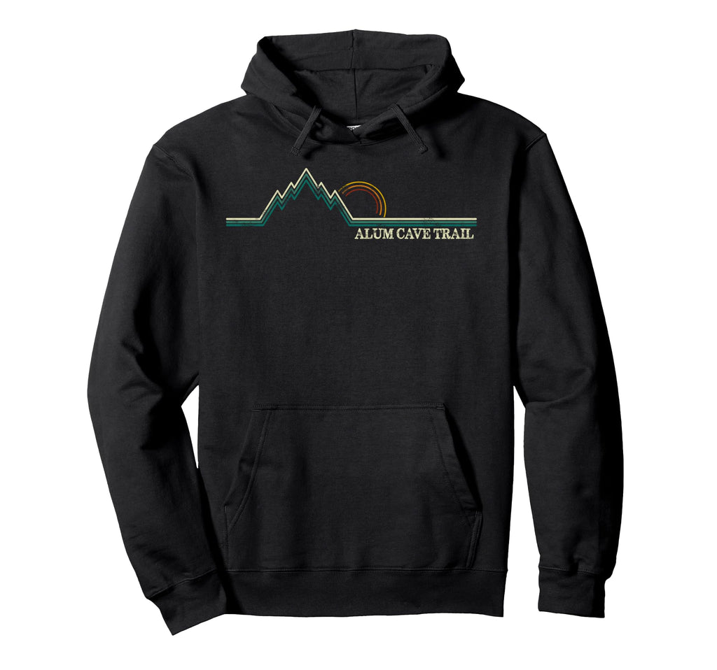 Alum Cave Trail Great Smoky Mountains Hoodie - Minimalist Print for Adults - T-Shirt, Sweatshirt, Hoodie