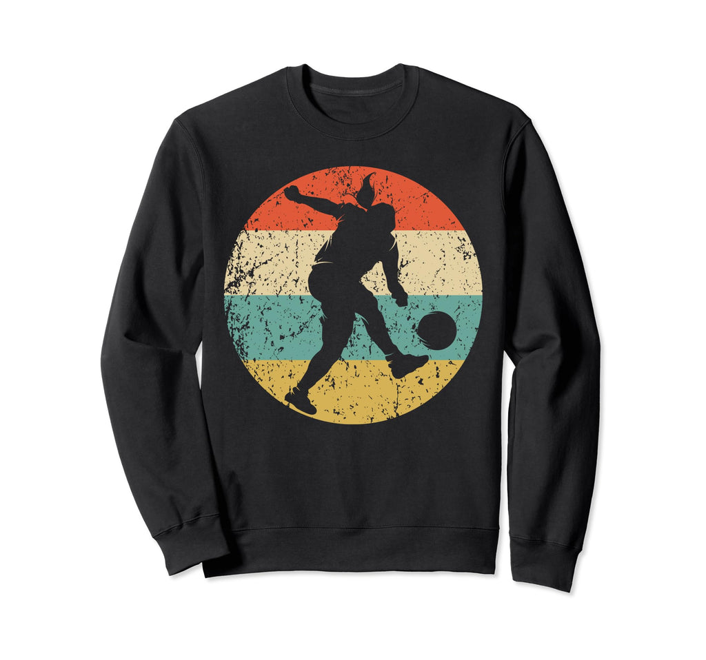 Soccer Player Female Athlete Sweatshirt - Fun Novelty Design for Adults - T-Shirt, Sweatshirt, Hoodie