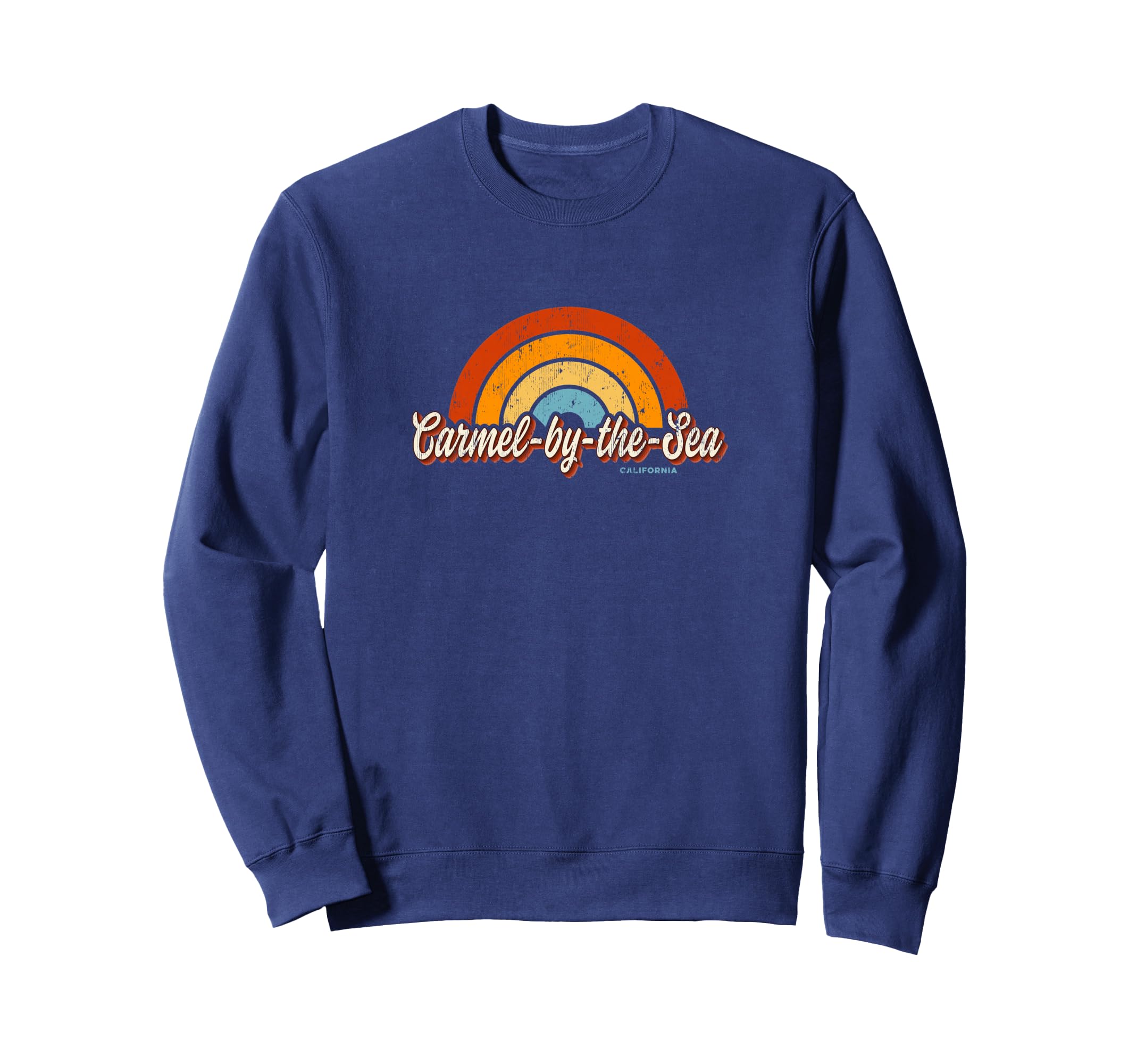 Carmel Sea California Ca Rainbow Sweatshirt - Fun Novelty Design Men Women - T-Shirt, Sweatshirt, Hoodie