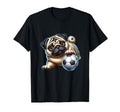 Pug Soccer Player Fan Champion Ball T-Shirt - Unique Graphic Unisex - T-Shirt, Sweatshirt, Hoodie