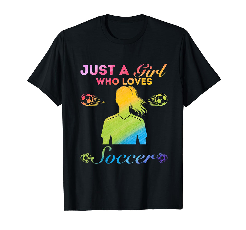 Just Who Loves Soccer T-Shirt - Trendy Graphic Unisex - T-Shirt, Sweatshirt, Hoodie
