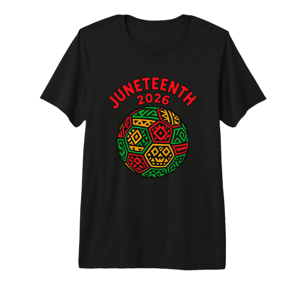 Juneteenth 2026 Freedom Soccer Tri Blend T-Shirt - Unique Graphic Men Women - T-Shirt, Sweatshirt, Hoodie