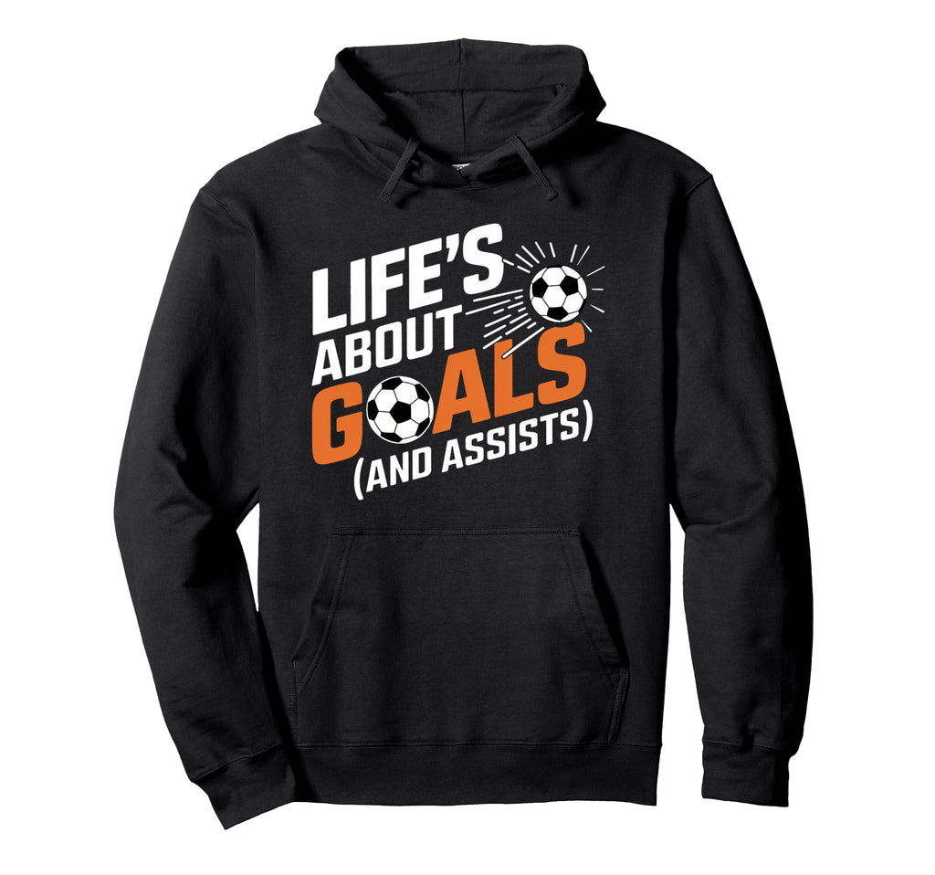 Funny Soccer Player And Coach Lifes Hoodie - Unique Graphic Men Women - T-Shirt, Sweatshirt, Hoodie