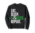 Eat Sleep Soccer Repeat Soccer Sweatshirt - Fun Novelty Design Men Women - T-Shirt, Sweatshirt, Hoodie