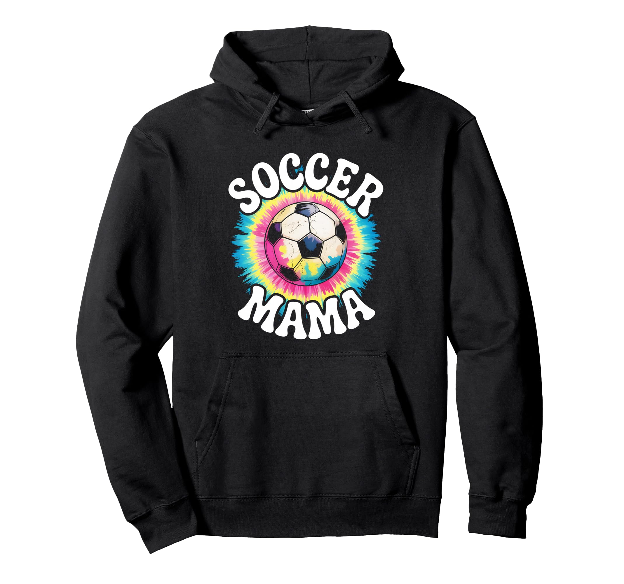 Soccer Mama Mom Tie Dye Hoodie - Minimalist Print Men Women - T-Shirt, Sweatshirt, Hoodie