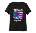 Wheels Under My Feet Roller Skate Tri T-Shirt - Trendy Graphic for Adults - T-Shirt, Sweatshirt, Hoodie