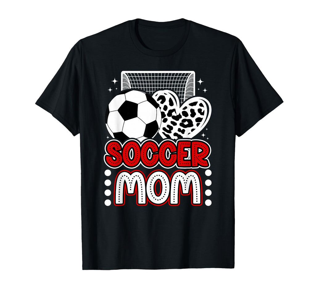 Soccer Mom Soccer Player Mother Heart T-Shirt - Aesthetic Graphic Unisex - T-Shirt, Sweatshirt, Hoodie