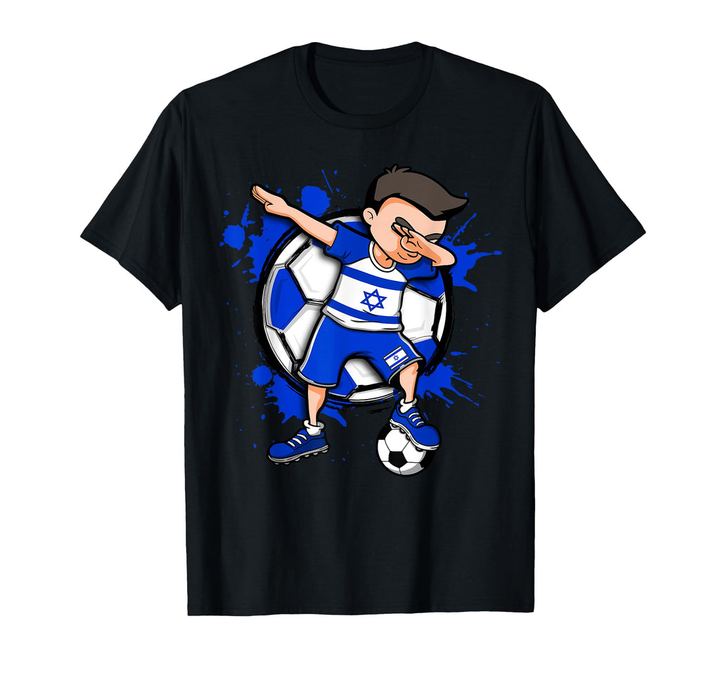 Dabbing Soccer Israel Football T-Shirt - Casual Everyday Wear Men Women - T-Shirt, Sweatshirt, Hoodie