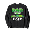 Dad Birthday Soccer Party Family Sweatshirt - Trendy Graphic for Adults - T-Shirt, Sweatshirt, Hoodie