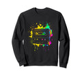 80S 90S Party Disguise Cassette Tape Sweatshirt - Aesthetic Graphic Unisex - T-Shirt, Sweatshirt, Hoodie