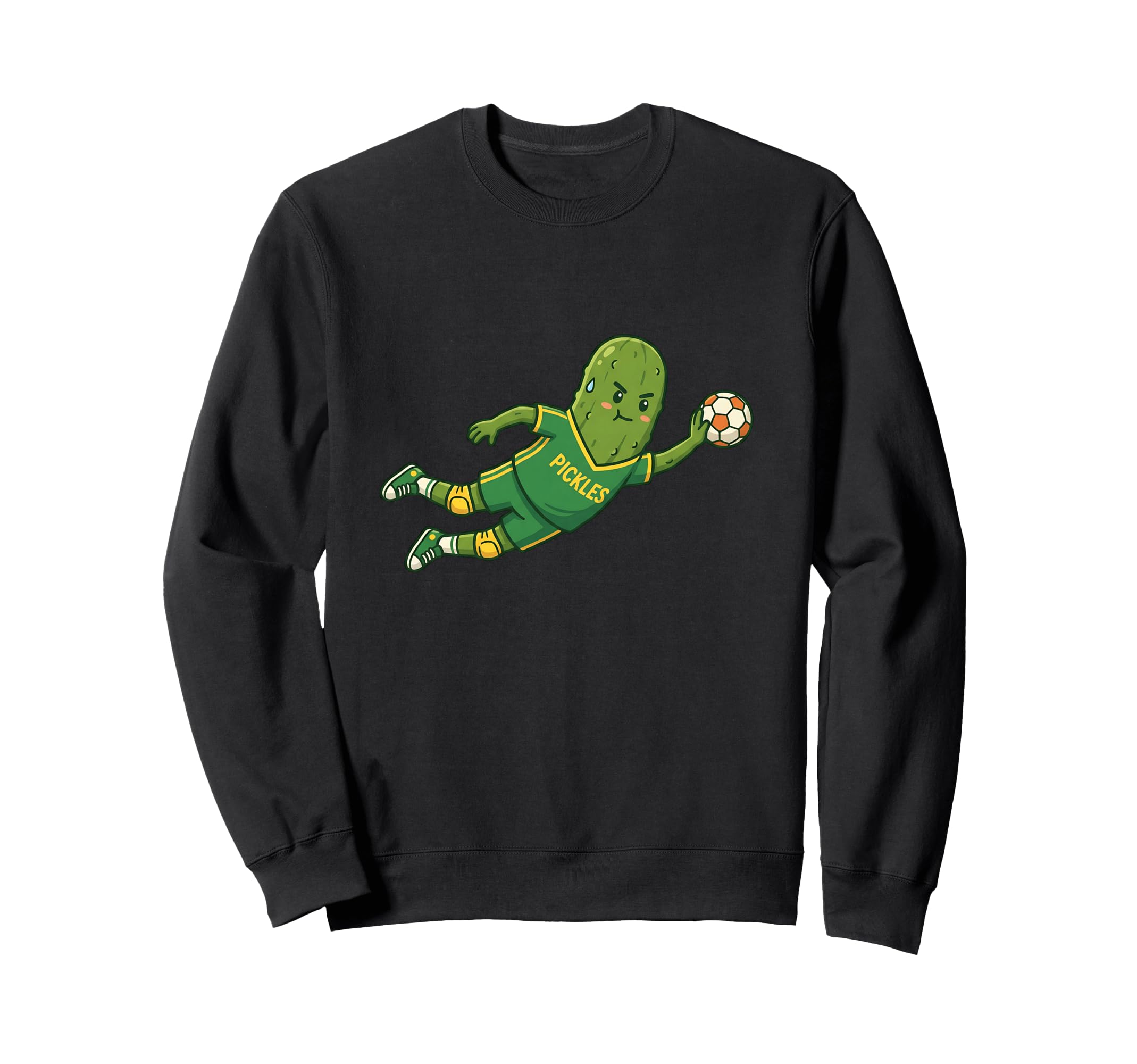 Pickles Funny Soccer Goalie Cartoon Sweatshirt - Unique Graphic Men Women - T-Shirt, Sweatshirt, Hoodie
