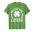 Soccer St Patricks Day Female Soccer T-Shirt - Custom Art Print Men Women - T-Shirt, Sweatshirt, Hoodie