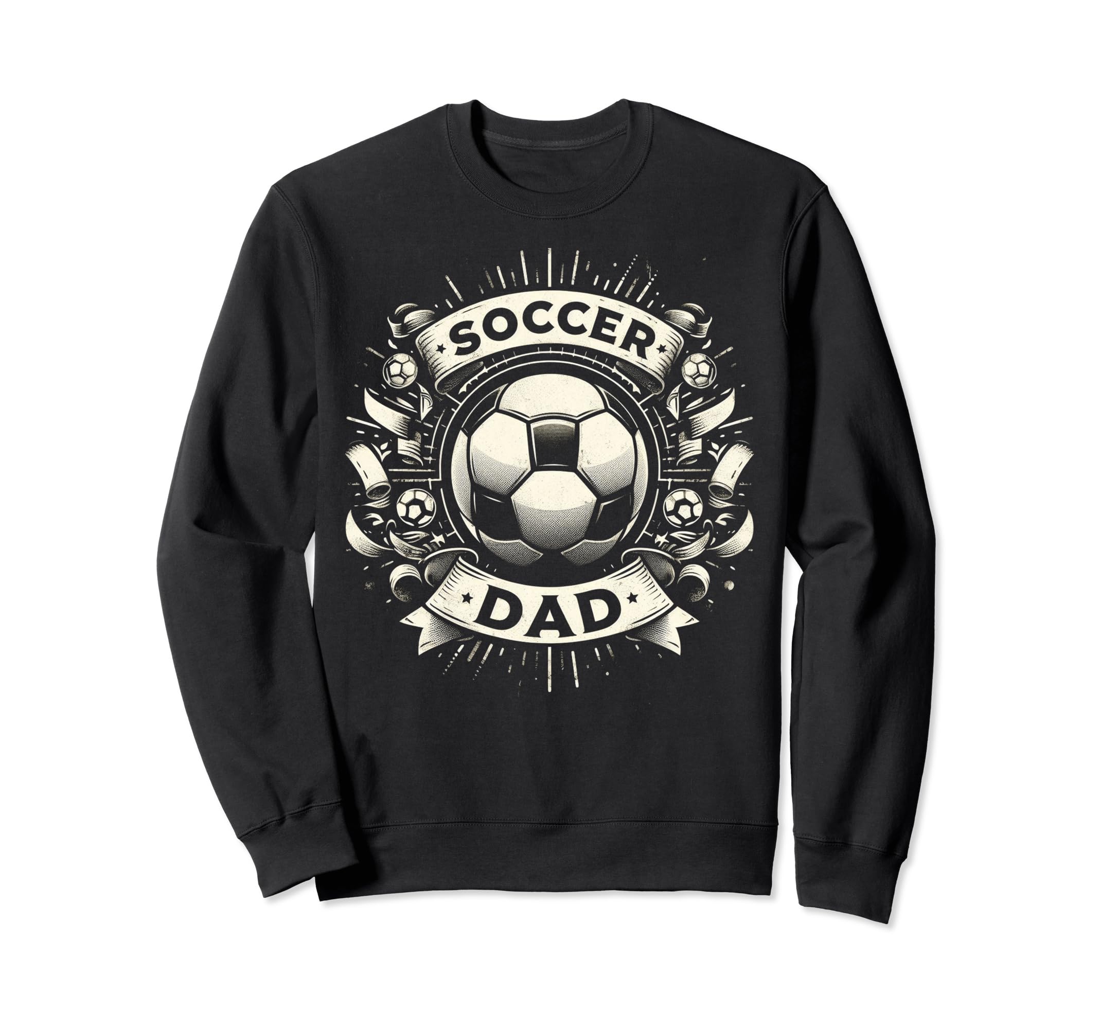 Soccer Dad Family Matching Dad Sweatshirt - Unique Graphic Men Women - T-Shirt, Sweatshirt, Hoodie