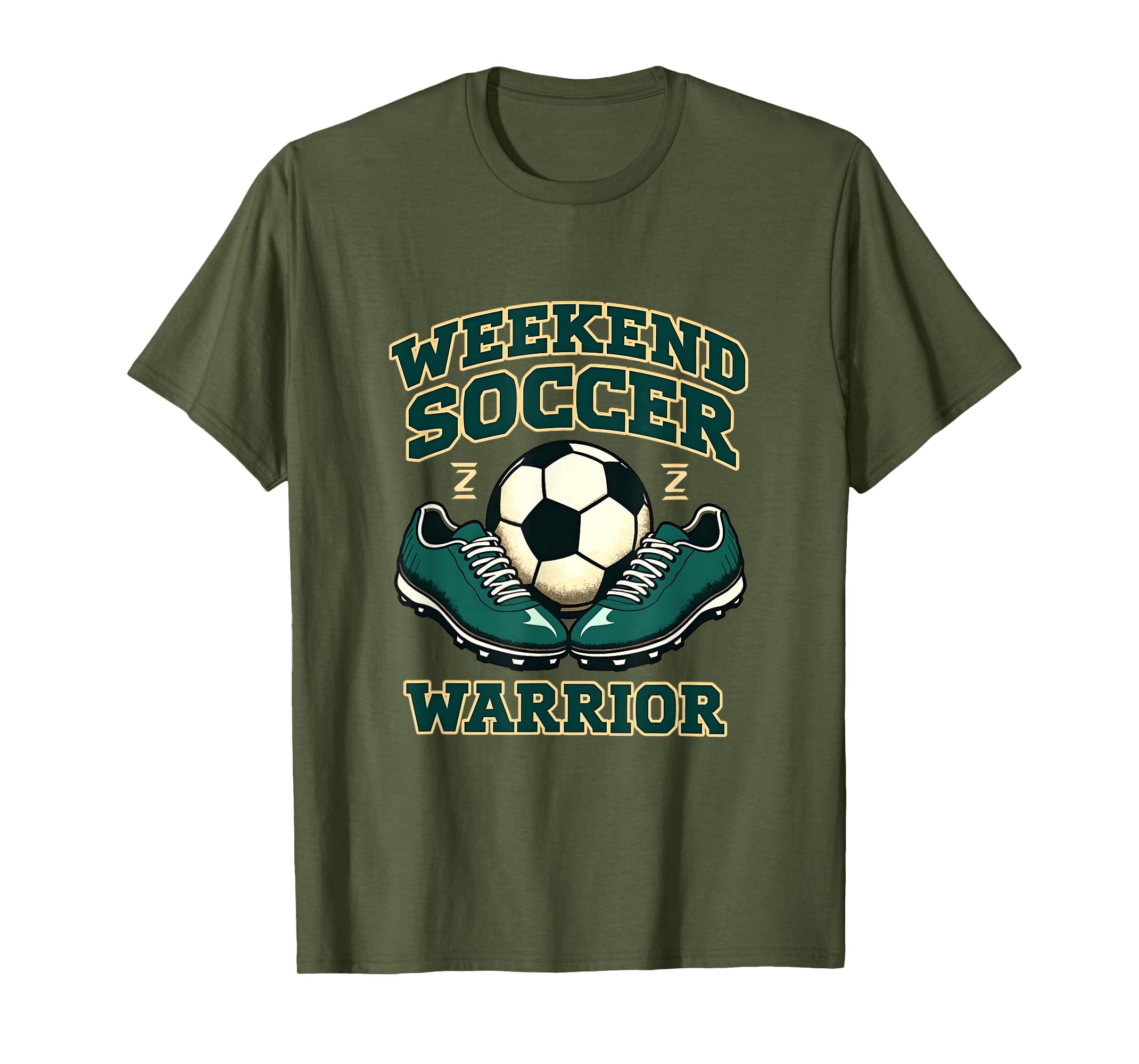 Weekend Soccer Warrior T-Shirt - Graphic Print for Adults - T-Shirt, Sweatshirt, Hoodie
