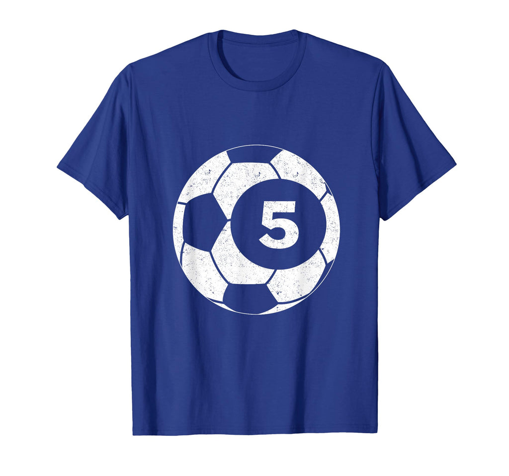 Soccer Player Jersey Number 5 Five T-Shirt - Custom Art Print Unisex - T-Shirt, Sweatshirt, Hoodie