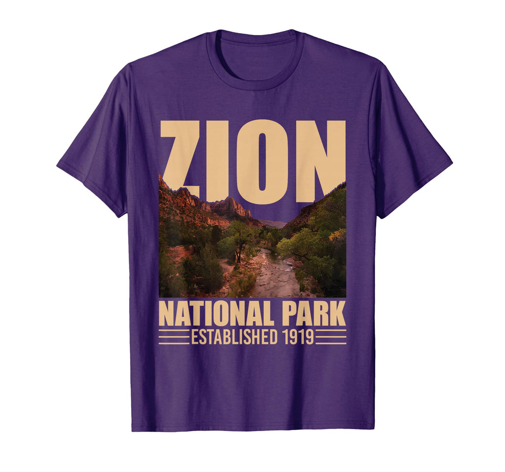 Zion National Park Hiking Camping Lover T-Shirt - Graphic Print for Adults - T-Shirt, Sweatshirt, Hoodie