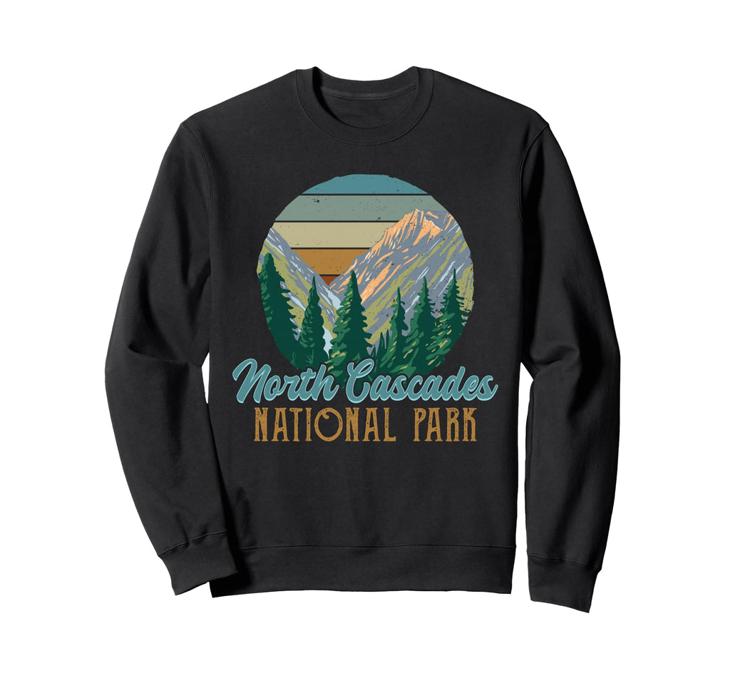 North Cascades Us National Park Sweatshirt - Streetwear Style for Adults - T-Shirt, Sweatshirt, Hoodie