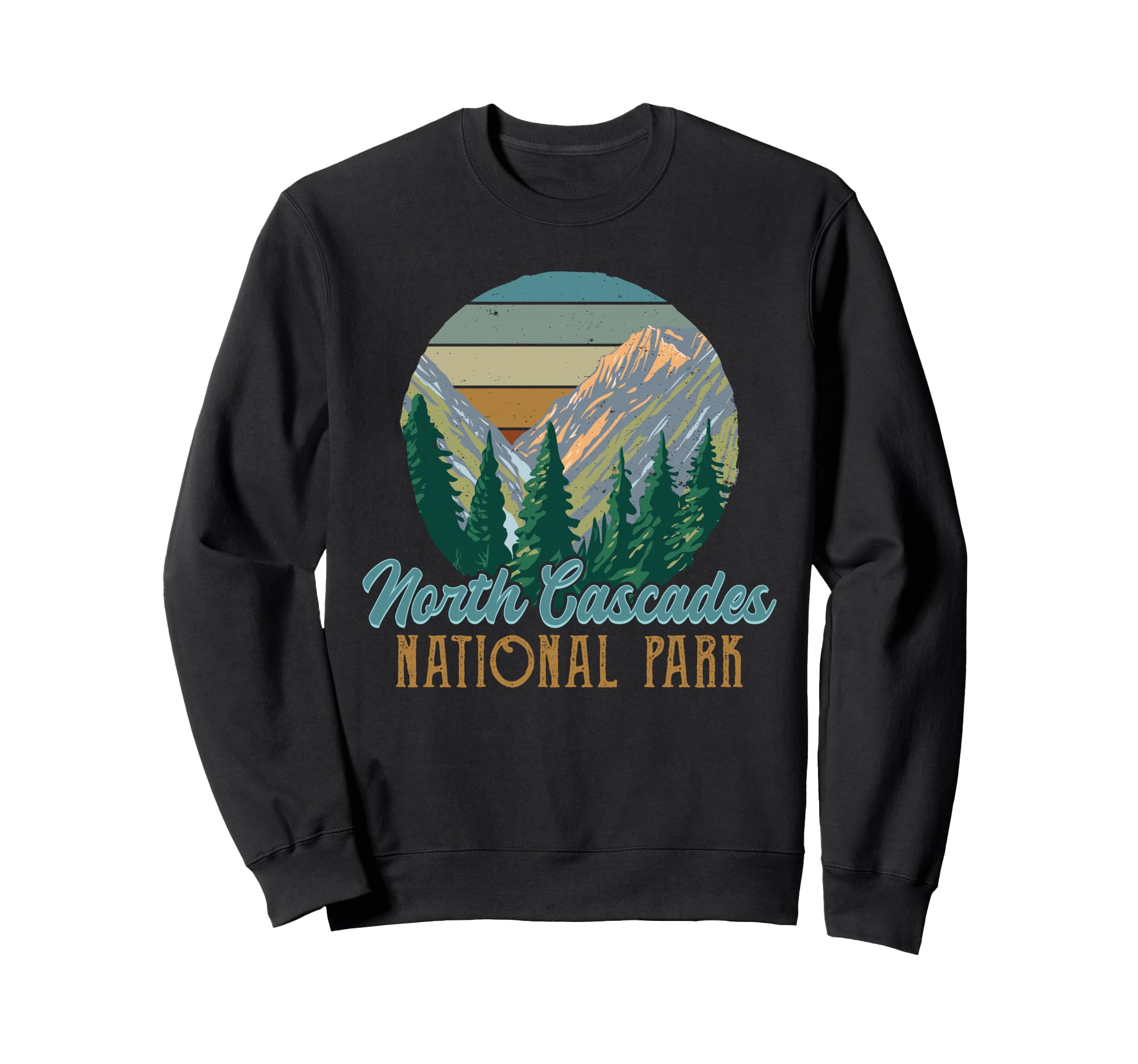North Cascades Us National Park Sweatshirt - Streetwear Style for Adults - T-Shirt, Sweatshirt, Hoodie
