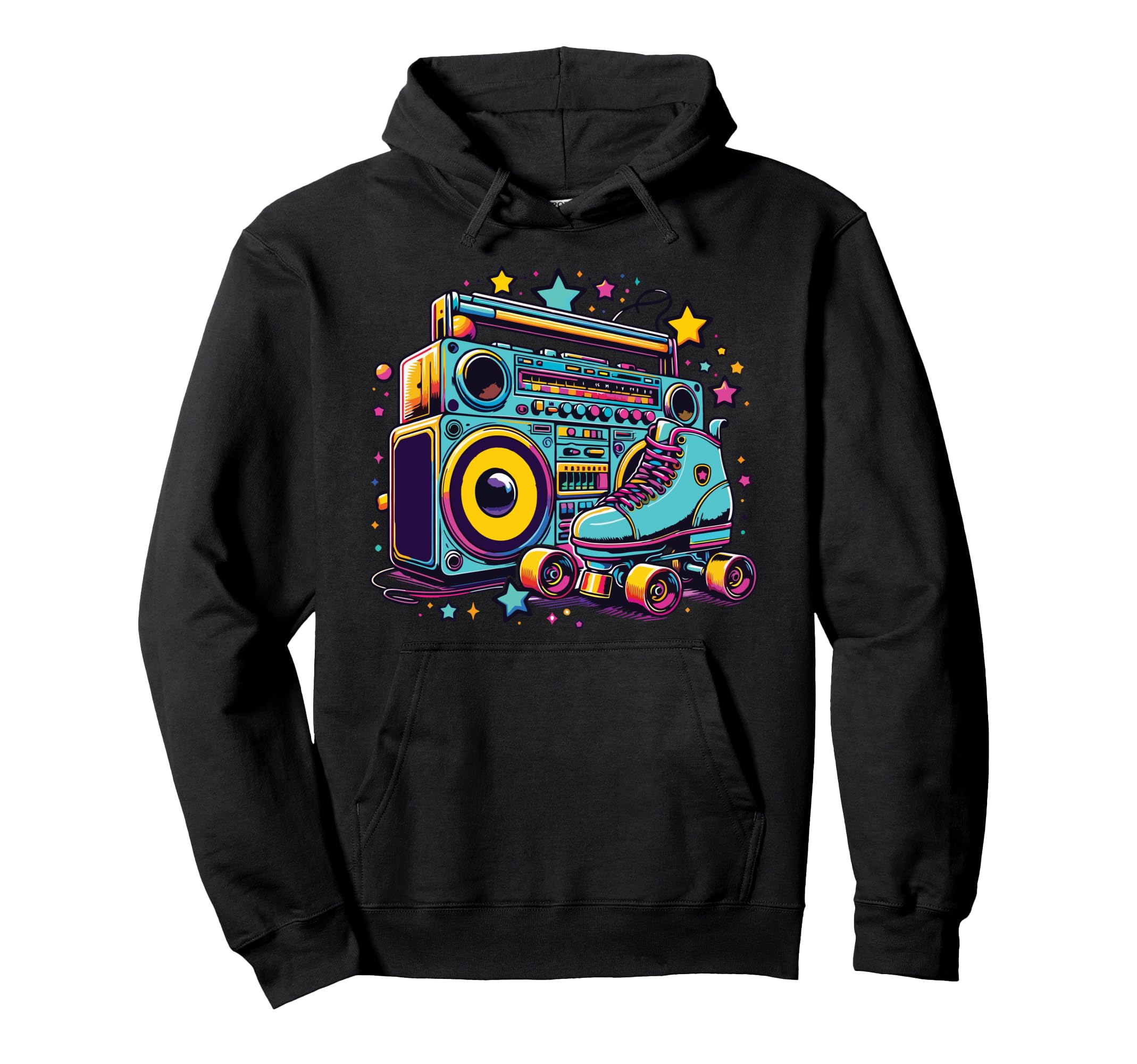Rollerskates Funny 80S Roller Skating Hoodie - Trendy Graphic Men Women - T-Shirt, Sweatshirt, Hoodie