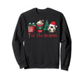 Tis Season Soccer Coffee Santa Sweatshirt - Custom Art Print Men Women - T-Shirt, Sweatshirt, Hoodie