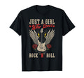 Just Who Loves Rock N Roll Guitar Rock Music T-Shirt - Graphic Print Unisex - T-Shirt, Sweatshirt, Hoodie