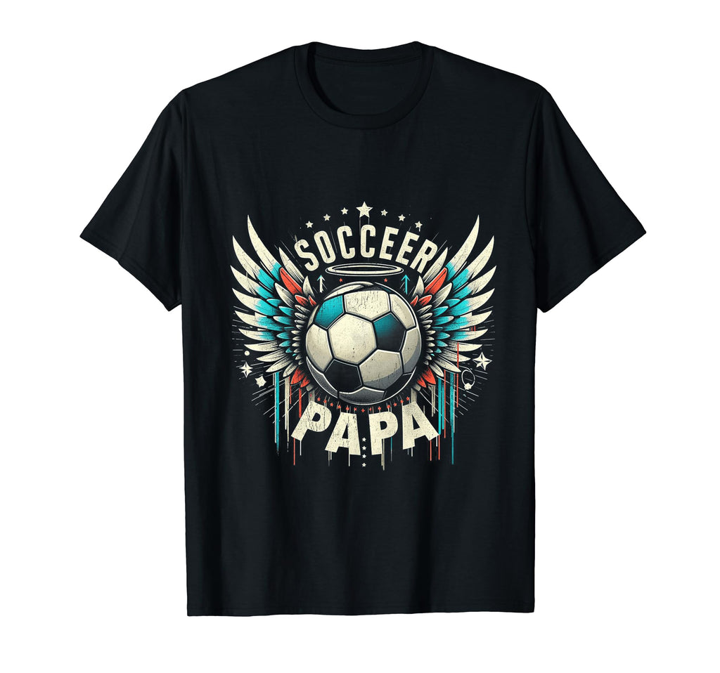 Soccer Papa Family Matching Dad T-Shirt - Trendy Graphic for Adults - T-Shirt, Sweatshirt, Hoodie