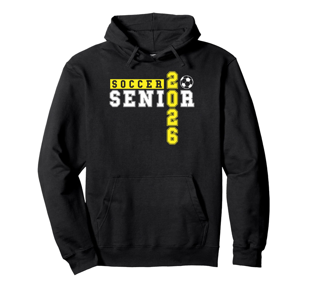 Soccer Senior Night Soccer Senior 2026 Hoodie - Graphic Print Men Women - T-Shirt, Sweatshirt, Hoodie