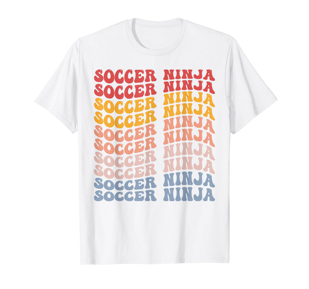Soccer Ninja Groovy Soccer Ninja T-Shirt - Novelty Apparel for Adults - T-Shirt, Sweatshirt, Hoodie