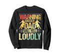 Warning Soccer Dad Will Yell Sweatshirt - Minimalist Print for Adults - T-Shirt, Sweatshirt, Hoodie