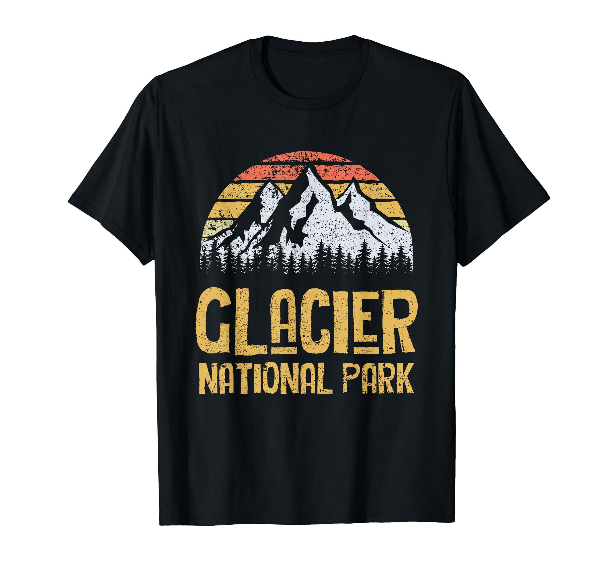 Glacier National Park Montana T-Shirt - Casual Everyday Wear for Adults - T-Shirt, Sweatshirt, Hoodie