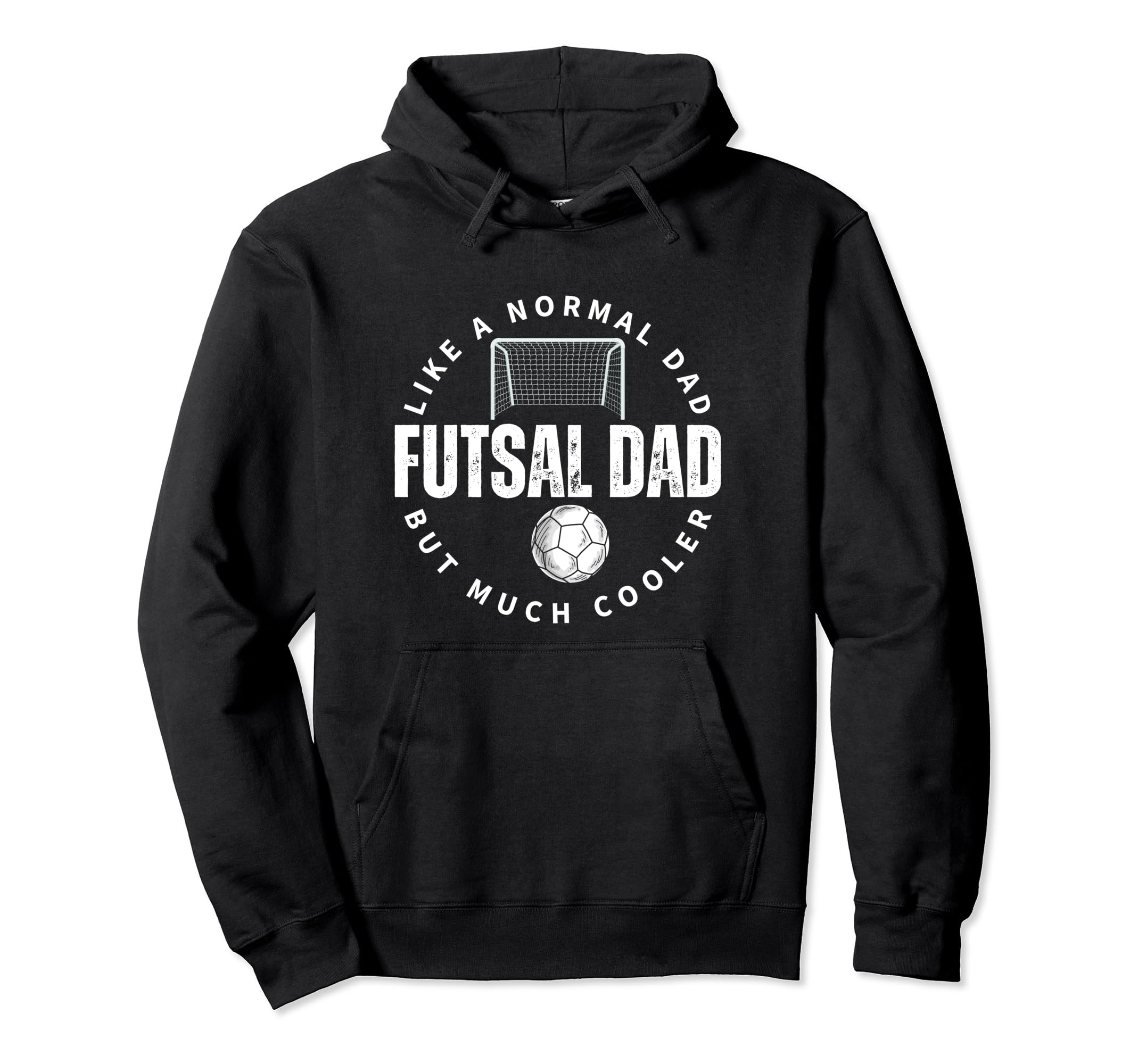 Futsal Dad Father Funny Futsal Hoodie - Minimalist Print for Adults - T-Shirt, Sweatshirt, Hoodie